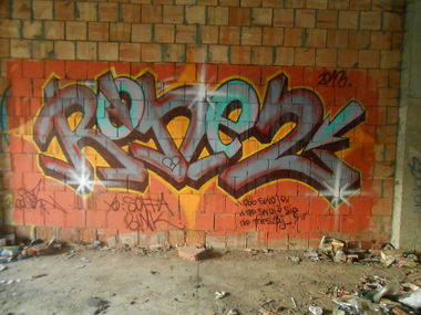 Graffiti Wall in Szczecin - Photo by Rones7