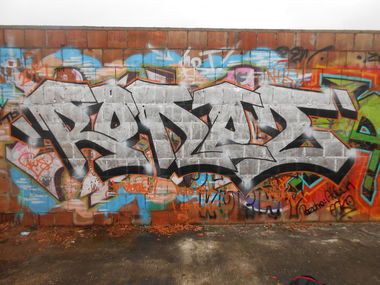 Graffiti Wall in Szczecin - Photo by Rones7
