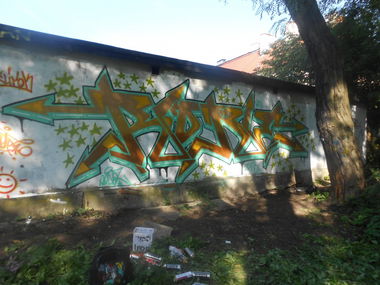 Graffiti Wall in Szczecin - Photo by Rones7 (2013)