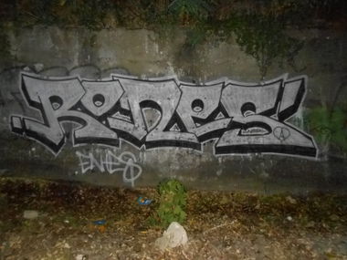 Graffiti Wall in Szczecin - Photo by Rones7