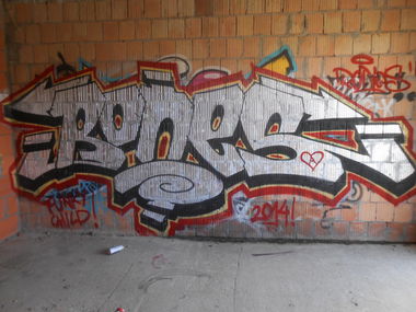 Graffiti Wall in Szczecin - Photo by Rones7