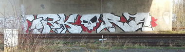 Graffiti Bombing - Photo by Ros41 - Irk, Ra (2011)