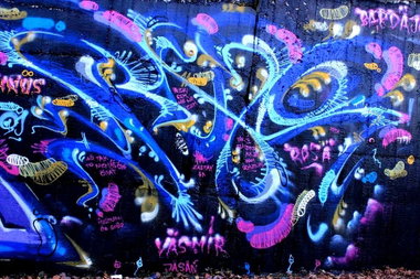 Graffiti Wall - Photo by RosErino - ROSE, WLG, MURAL (2014)