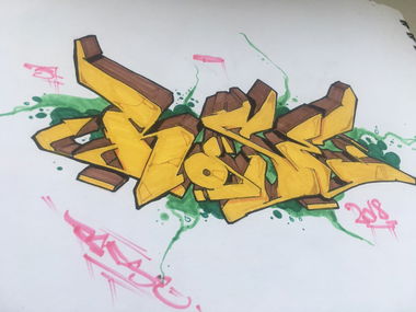 Graffiti Sketch - Photo by Rose37 (2018)