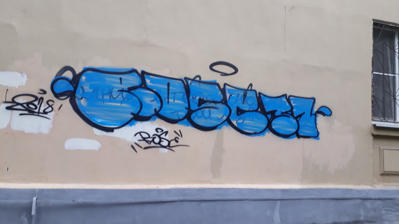 Graffiti Wall in Пос.донской. Парковый Просп. - Photo by Rose37 - _rose_37_