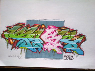 Graffiti Sketch - Photo by Rose92CMDesign