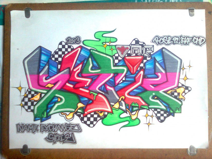 Graffiti Sketch - Photo by Rose92CMDesign (2013)