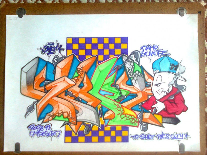 Graffiti Sketch - Photo by Rose92CMDesign (2013)