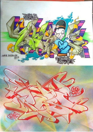 Graffiti Sketch - Photo by Rose92CMDesign (2013)
