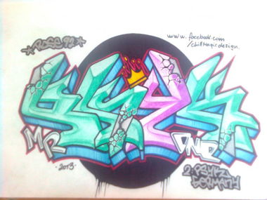 Graffiti Sketch in Budapest - Photo by Rose92CMDesign (2013)