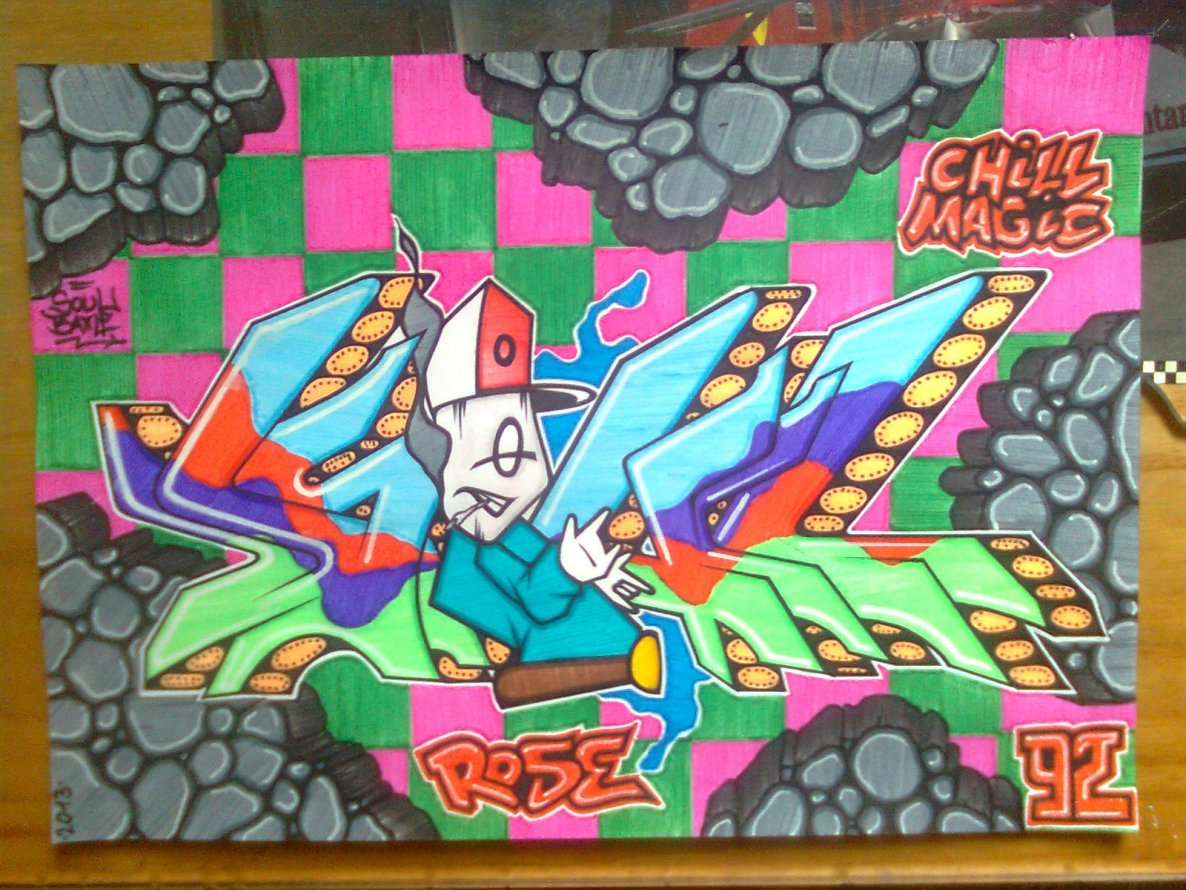 Graffiti Sketch - Photo by Rose92CMDesign (2013)