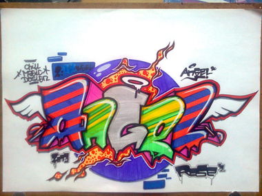 Graffiti Sketch - Photo by Rose92CMDesign