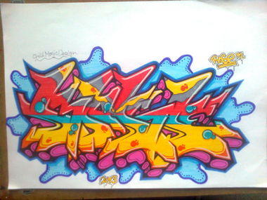 Graffiti Sketch - Photo by Rose92CMDesign