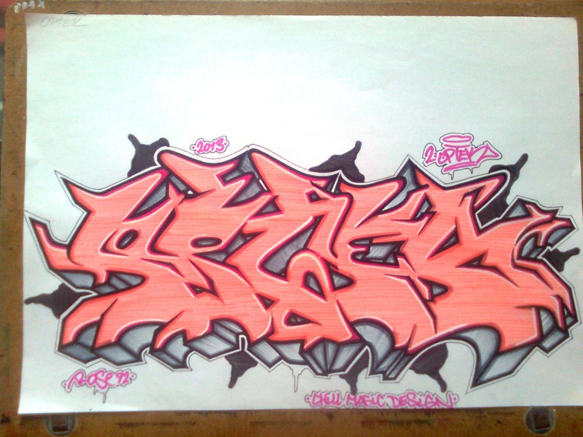 Graffiti Sketch - Photo by Rose92CMDesign