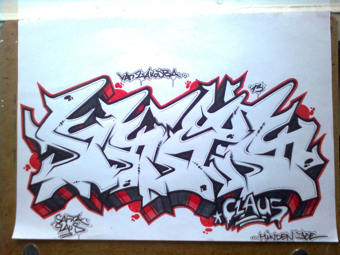 Graffiti Sketch - Photo by Rose92CMDesign (2013)