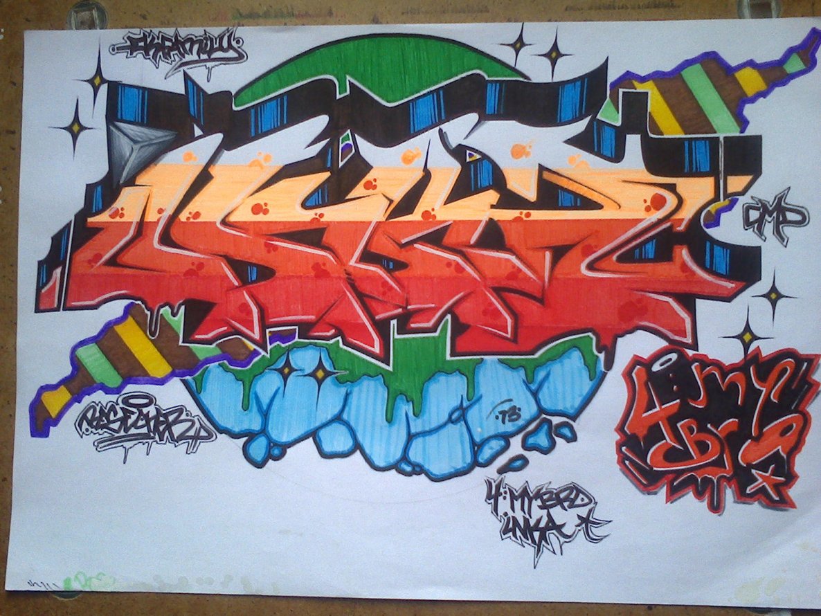 Graffiti Sketch - Photo by Rose92CMDesign (2013)
