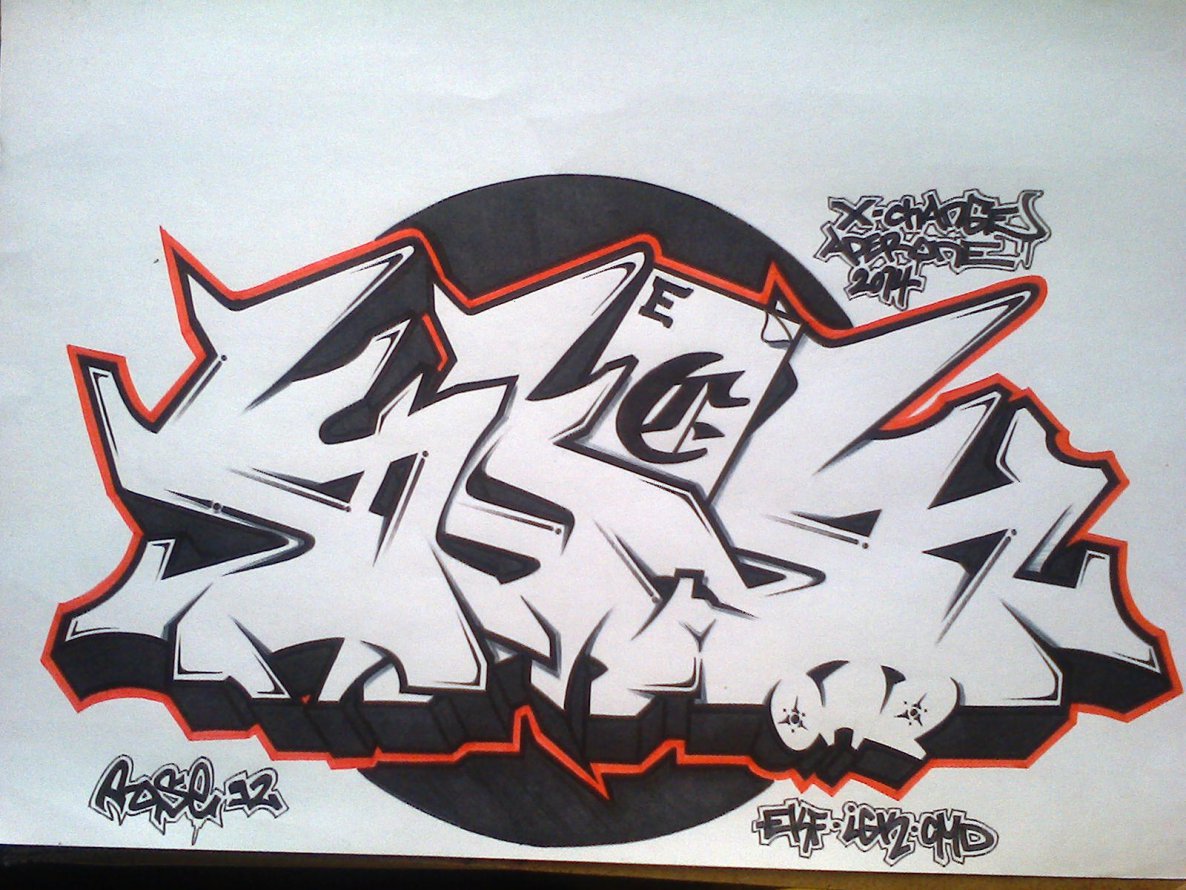 Graffiti Sketch - Photo by Rose92CMDesign (2014)