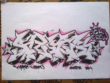 Graffiti Sketch - Photo by Rose92CMDesign