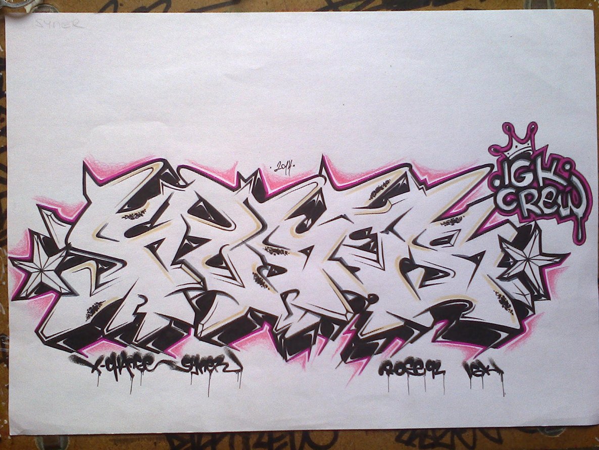 Graffiti Sketch - Photo by Rose92CMDesign