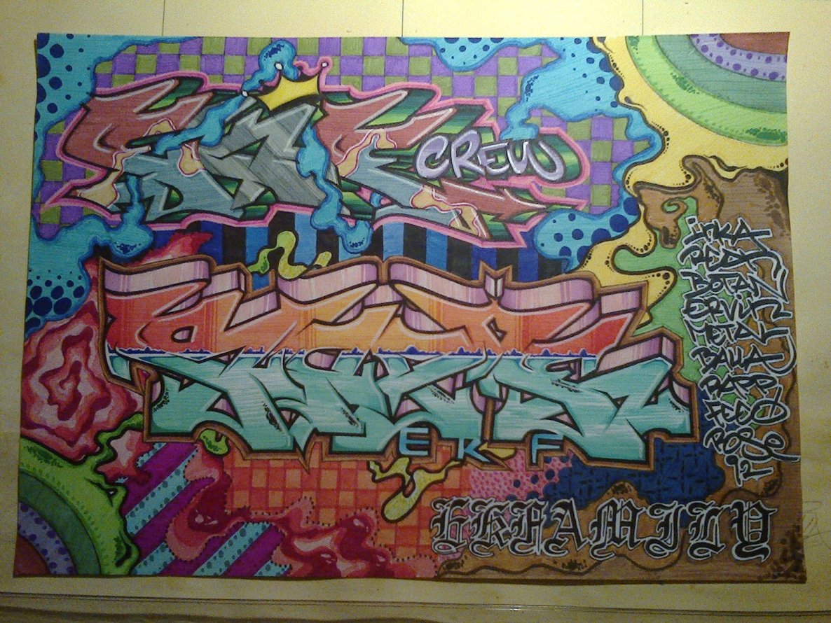 Graffiti Sketch - Photo by Rose92CMDesign