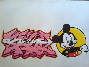 Graffiti Sketch - Photo by Rose92CMDesign