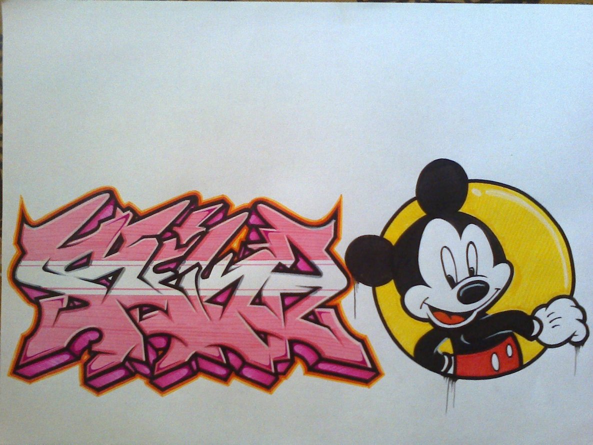 Graffiti Sketch - Photo by Rose92CMDesign