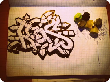 Graffiti Sketch - Photo by RoseR - ros, rose, roser (2014)
