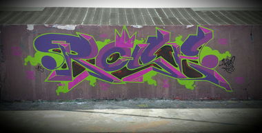 Graffiti Wall in Wohnort - Photo by RoseRBTS - Roser