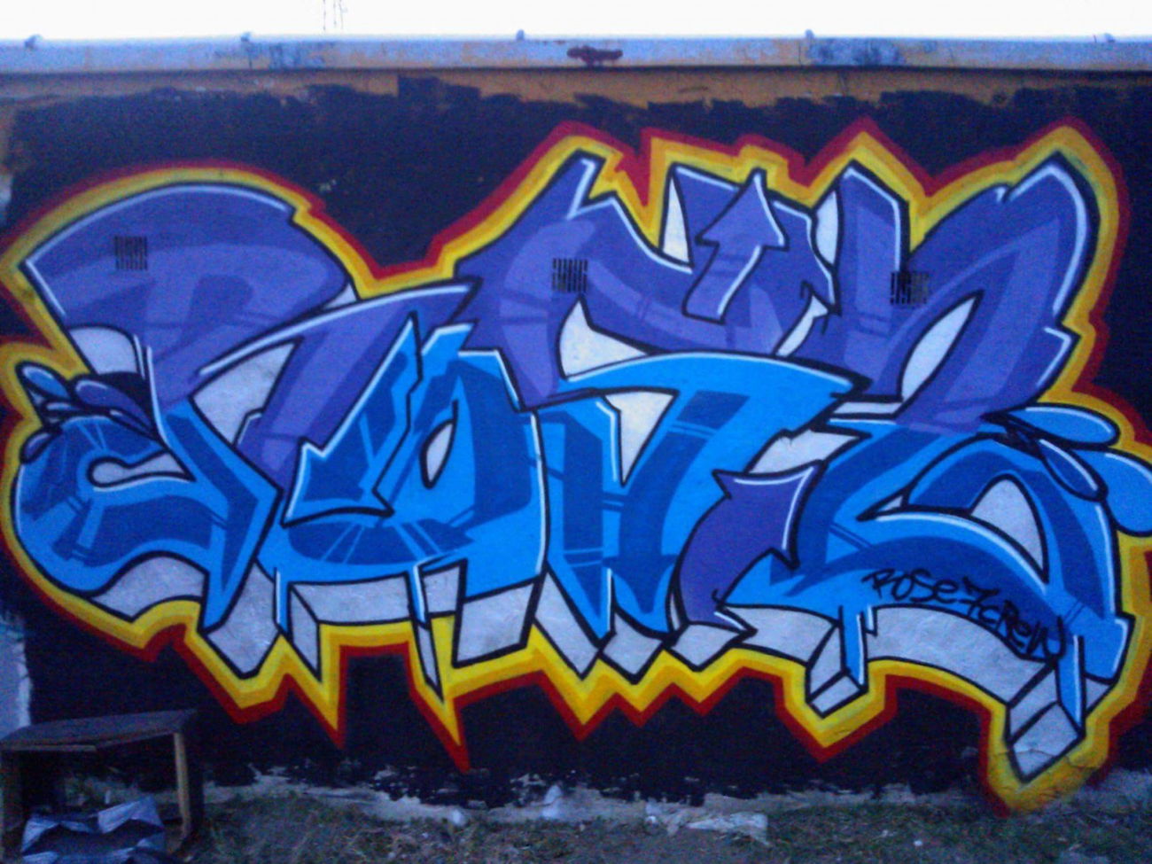 Graffiti Wall - Photo by Roseone - rose (2015)