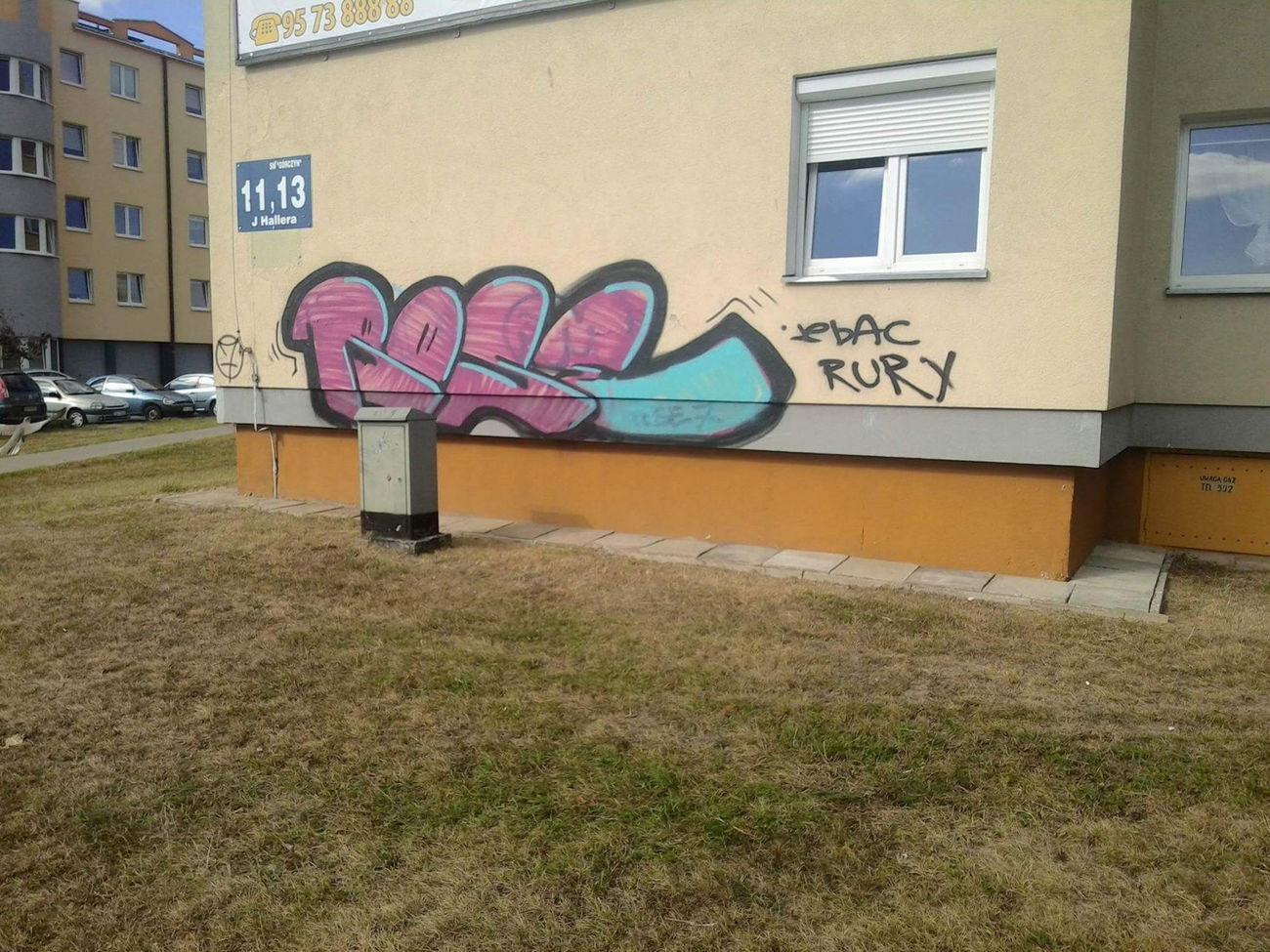 Graffiti Bombing in Gorzów wielkopolski  - Photo by Roseone (2016)