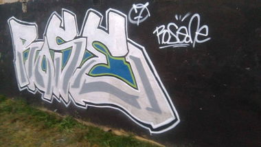 Graffiti Wall in Gorzów wielkopolski  - Photo by Roseone (2016)