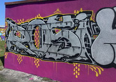 Graffiti Wall in Gorzow - Photo by Roseumour