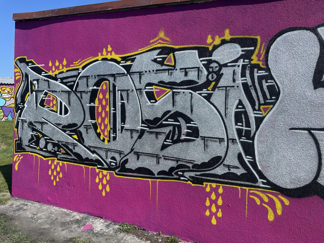 Graffiti Wall in Gorzow - Photo by Roseumour