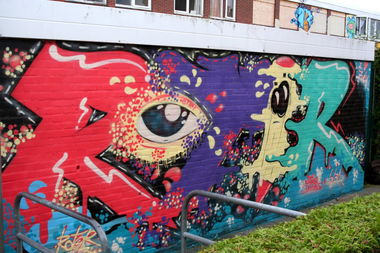 Graffiti Wall in Hengelo - Photo by Roter3000 - Holland, Niederlande, The (2013)