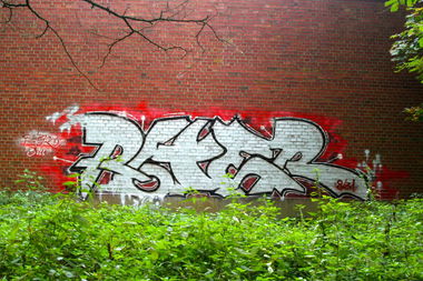 Graffiti Wall in Borken - Photo by Roter3000 - Roter, 3000, Clyde (2013)