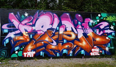 Graffiti Wall - Photo by Round1 - Round, Tmf, RawDeal (2015)