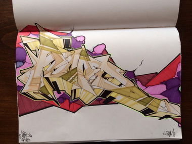 Graffiti Sketch - Photo by RowdyTakeOver - Abend, Abnd, Rto