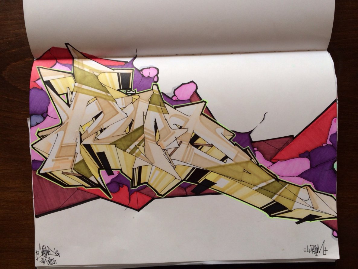 Graffiti Sketch - Photo by RowdyTakeOver - Abend, Abnd, Rto