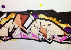 Graffiti Sketch - Photo by RowdyTakeOver - Mond, Sketch, Color