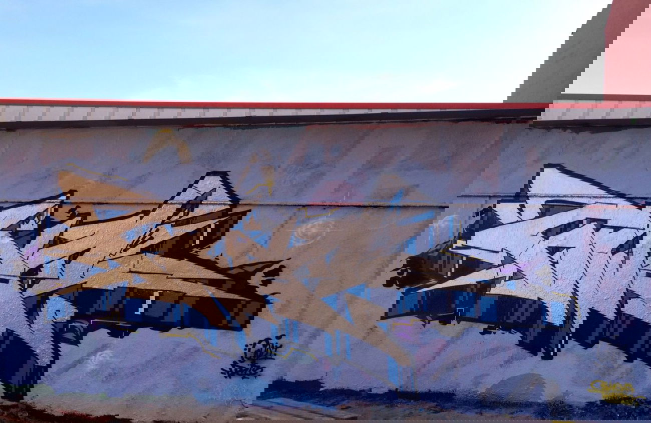 Graffiti Wall - Photo by RowdyTakeOver - God, Abend, Rto