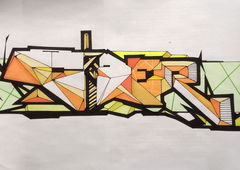 Graffiti Sketch - Photo by RowdyTakeOver - Cider, Abend, Rto