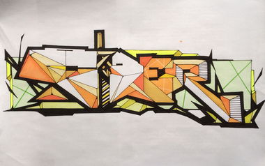 Graffiti Sketch - Photo by RowdyTakeOver - Cider, Abend, Rto