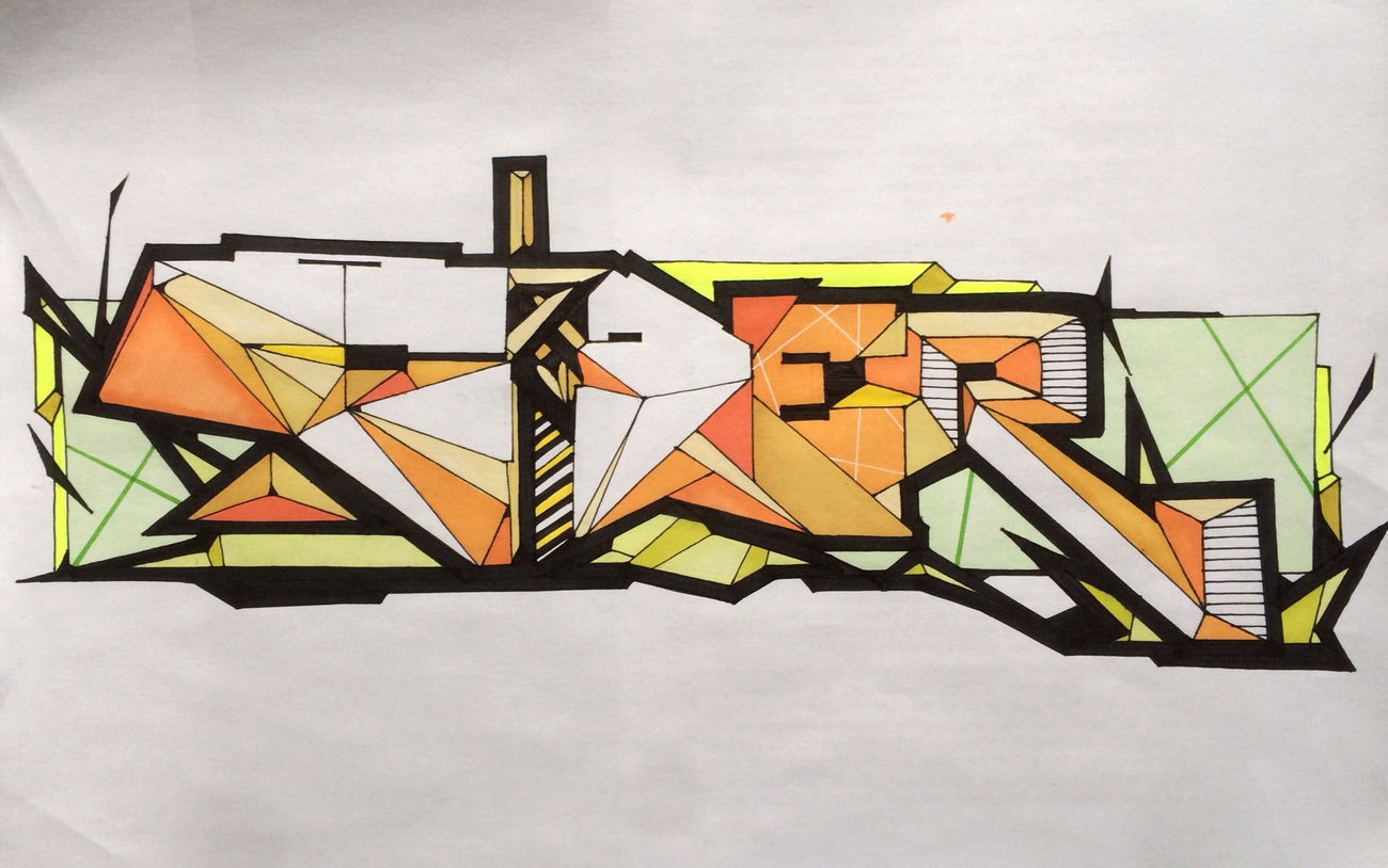 Graffiti Sketch - Photo by RowdyTakeOver - Cider, Abend, Rto