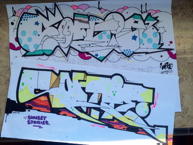 Graffiti Sketch - Photo by RowdyTakeOver - Some, quick, shit