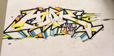Graffiti Sketch - Photo by RowdyTakeOver - Abend, Abnd, hook