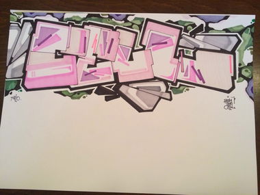 Graffiti Sketch - Photo by RowdyTakeOver - Cell, Rto