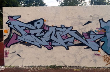 Graffiti Wall - Photo by RowdyTakeOver - Finn, Abend, Rto