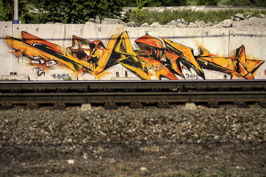 Graffiti Wall in Irkutsk - Photo by Rowek - Rowek (2012)