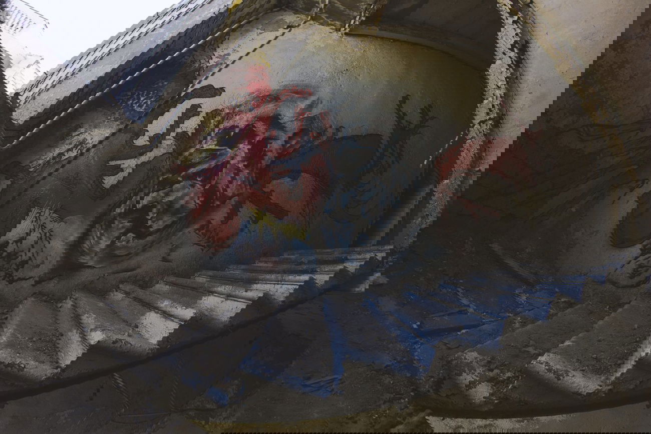 Graffiti Wall in Saint Petersburg - Photo by Rowek - Rowek, Flood (2012)