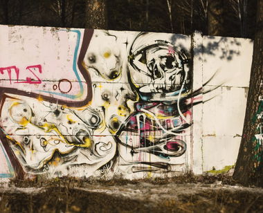 Graffiti Wall in Irkutsk - Photo by Rowek - Rowek, Honour, Irkutsk (2014)